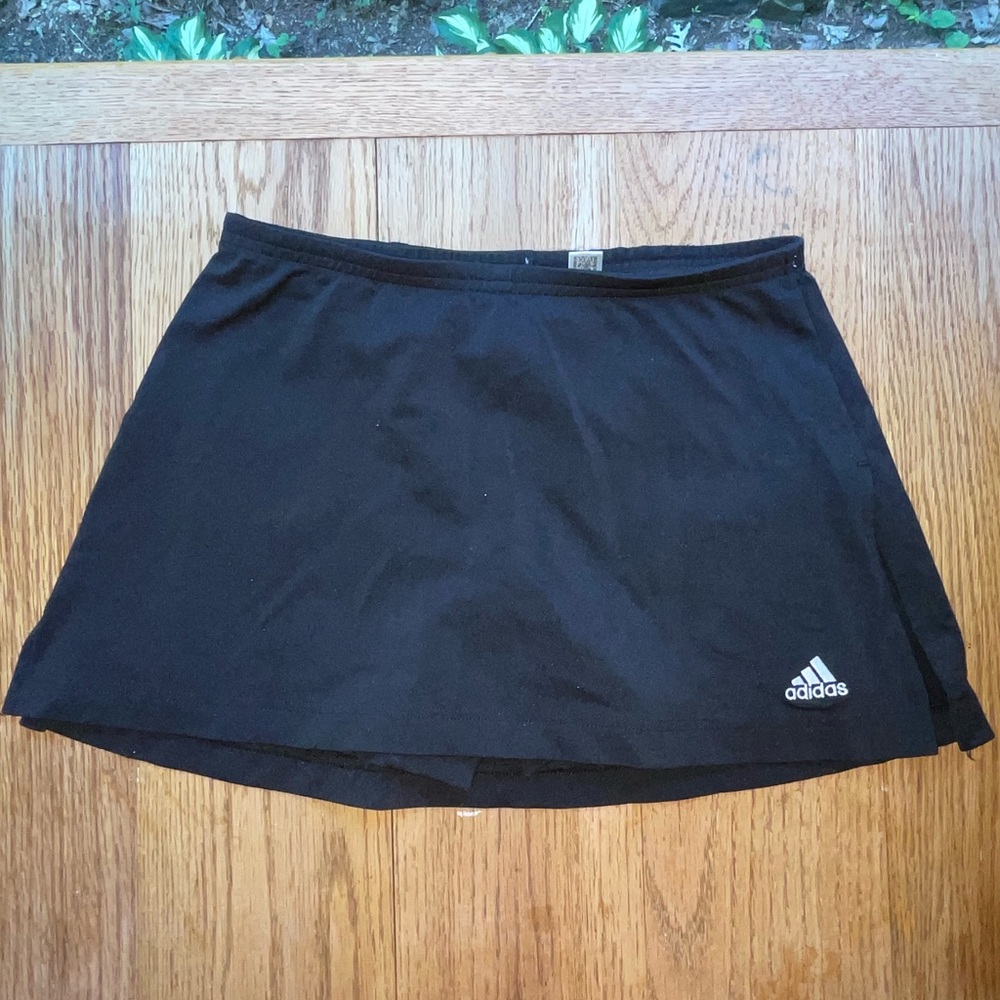 Black Adidas tennis skirt